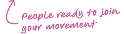 Personas esperando a unirse a tu movimiento